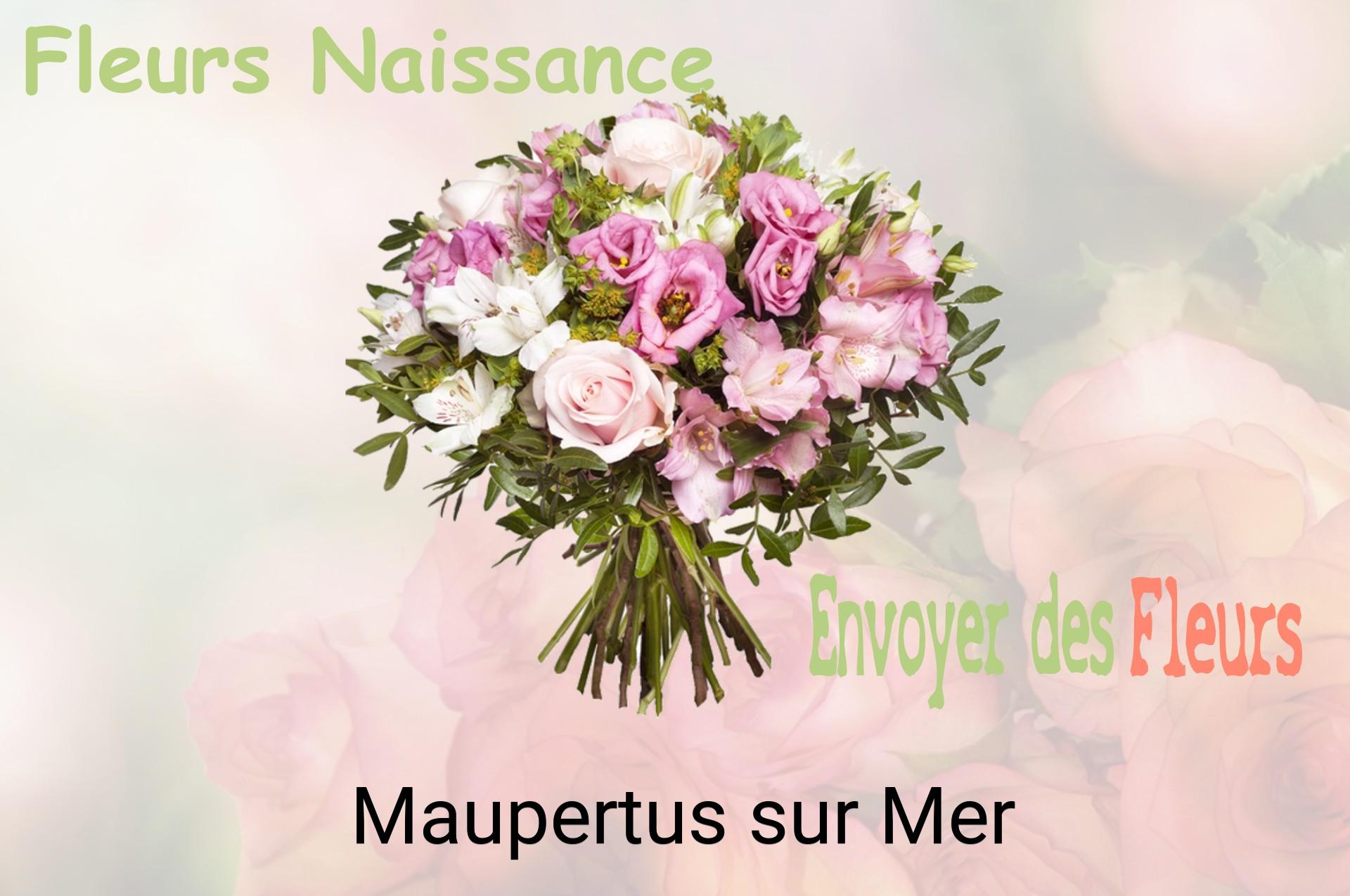 Bouquet de fleurs de naissance livré à Maupertus-sur-Mer